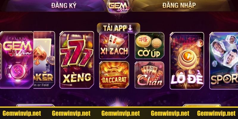 Giao diện cực chất tại cổng game online